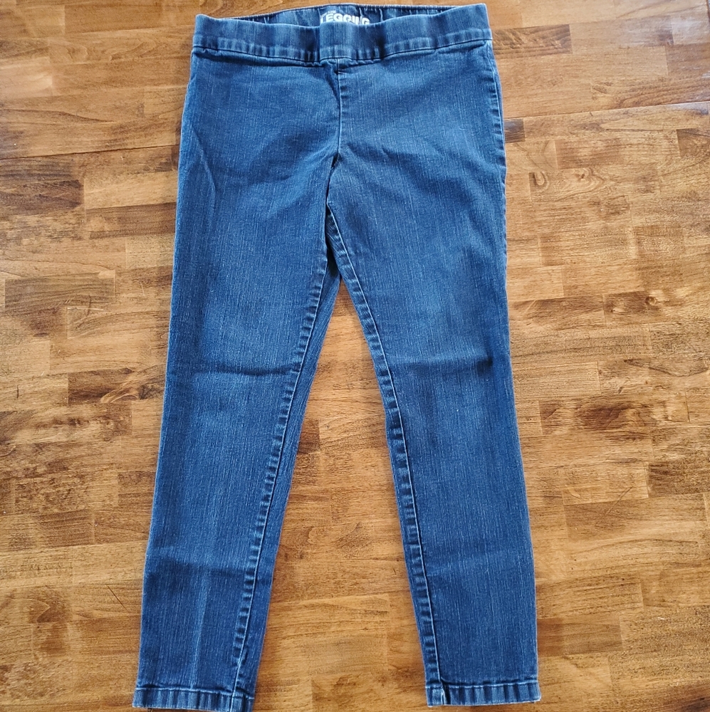 New York and Company Low Rise Legging with Ankle Zippers - Size 10